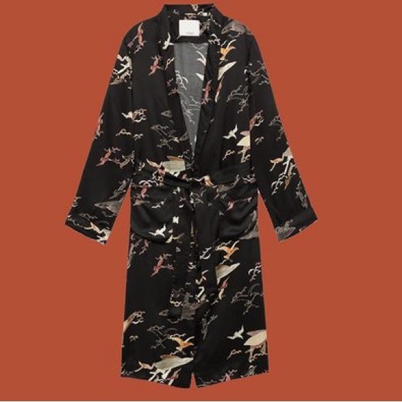Wilfred ARITZIA Pilier Kimono Robe Jacket Dress NWT XS/S Coat - Picture 8 of 8
